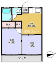 ラポール豊田の間取り画像