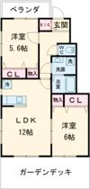 CASAFIORE中原の間取り画像
