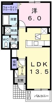カーネーションの間取り画像