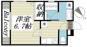 Mycrib J．M．Yの間取り画像