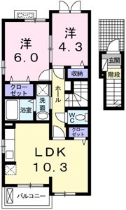 ラフレシールの間取り画像