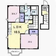 オアシス Ⅱの間取り画像
