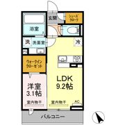 BLESS昭島 Bの間取り画像