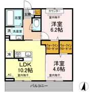 BLESS昭島 Aの間取り画像