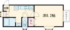 スワンハイツの間取り画像