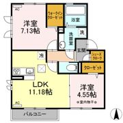 シャルムメゾン B棟の間取り画像