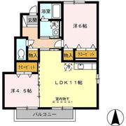 エクレール ソシアの間取り画像