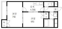 クレッシェンド笹丘の間取り画像