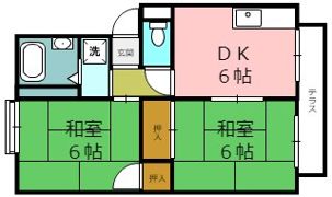 プレジールKの間取り画像