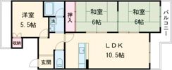 嵐山ファミリオの間取り画像