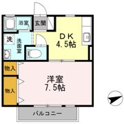 コーポアドヴァンストの間取り画像