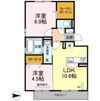 D-room笹山ヒルズの間取り画像