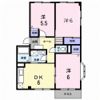 クローバーBの間取り画像