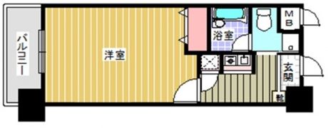 ダイナコートエスタディオ平尾の間取り画像