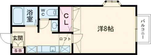 サゥーヂビバⅠの間取り画像