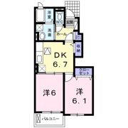 メゾンプラシード Ⅱの間取り画像