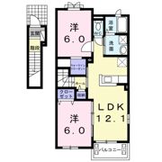 モルトベーネⅡの間取り画像