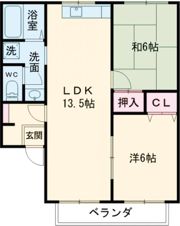 グレース福満の間取り画像