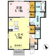 クレアコート Cの間取り画像