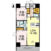 ロージェ泉中央の間取り画像