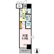 ロージェ泉中央の間取り画像