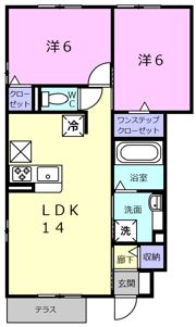 コスモパレスⅡの間取り画像