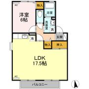 トゥインクル土手内 A・Bの間取り画像