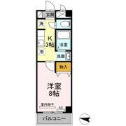 パセオプラシード 弐番館の間取り画像