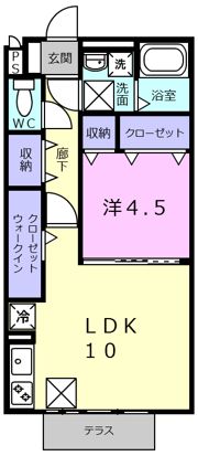 瀬田メディエートプラザCの間取り画像