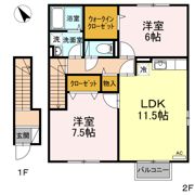 ルミエール ABの間取り画像