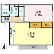 セジュール赤坂の間取り画像