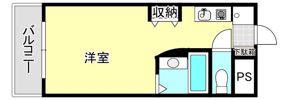 ルエメゾンロワール西新の間取り画像