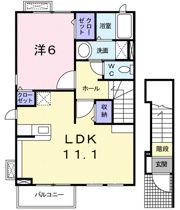 カルムBの間取り画像