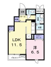 パストラール ベルダの間取り画像