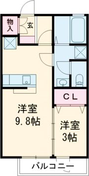カサヴェルデ弐番館の間取り画像