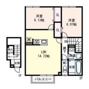 コンフォートヴィレッジⅡの間取り画像