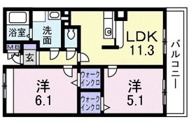 フリーデAの間取り画像