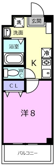 カルムパーチェスの間取り画像