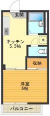 コーポエトワールCの間取り画像