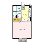 ハイツクラールの間取り画像