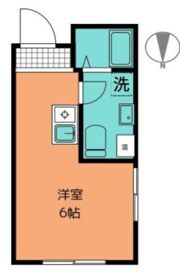 プレゾン国立の間取り画像