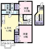 サン エトワールⅠの間取り画像
