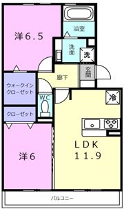 レークシティの間取り画像