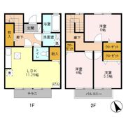 ディアパンジー Bの間取り画像
