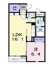 パストラール ベルダの間取り画像