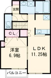 カサグランデ壱番館の間取り画像
