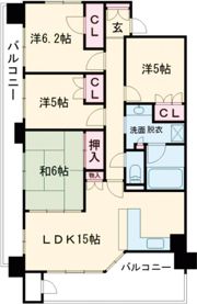 ディナスカーラ北山の間取り画像