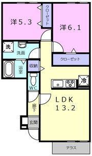 アクシスHの間取り画像