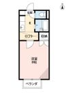 ピーセスコートの間取り画像