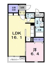 パストラール ベルダの間取り画像